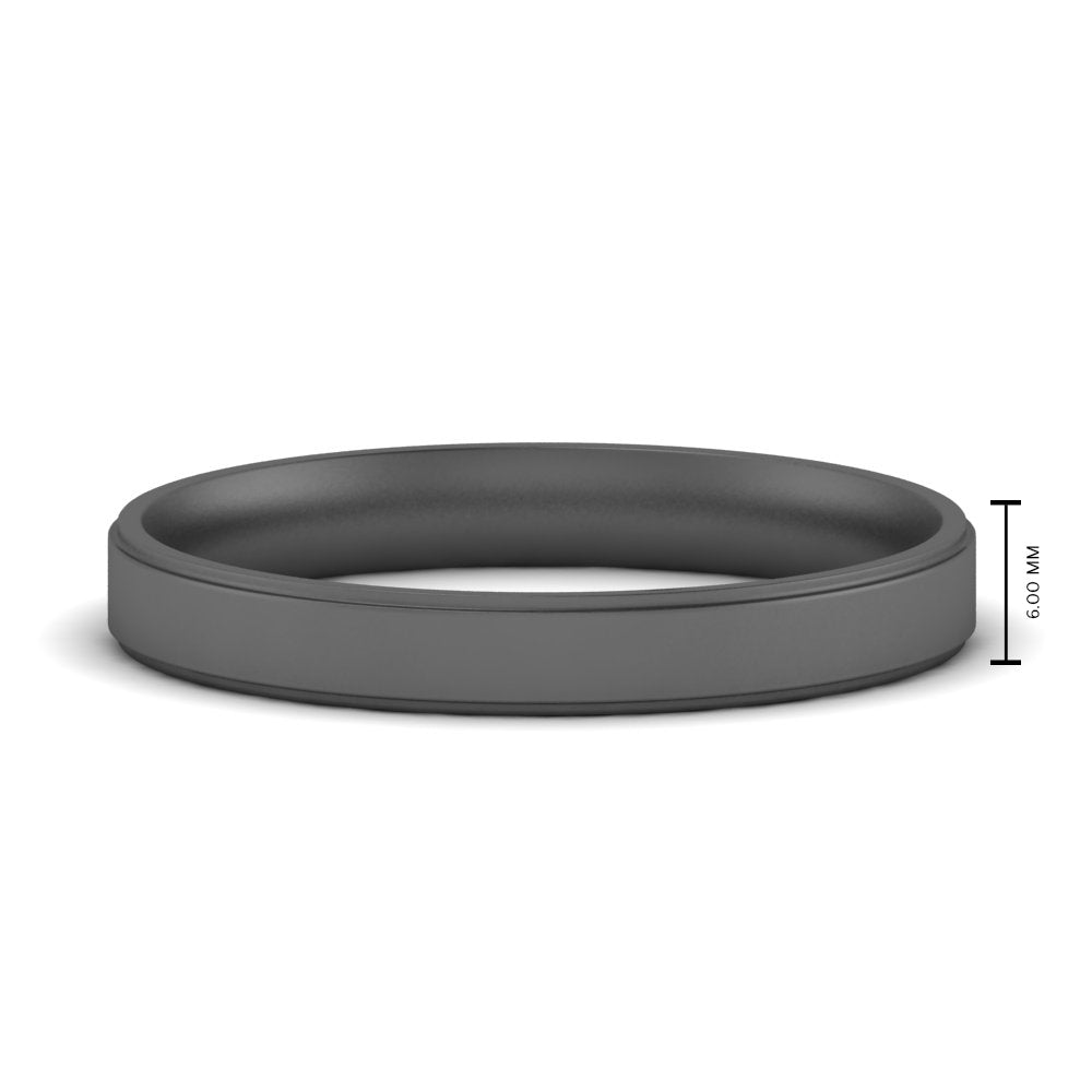 Steps Edge Comfort Fit Mens Band Fascinating Diamonds