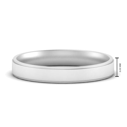 Steps Edge Comfort Fit Mens Band Fascinating Diamonds