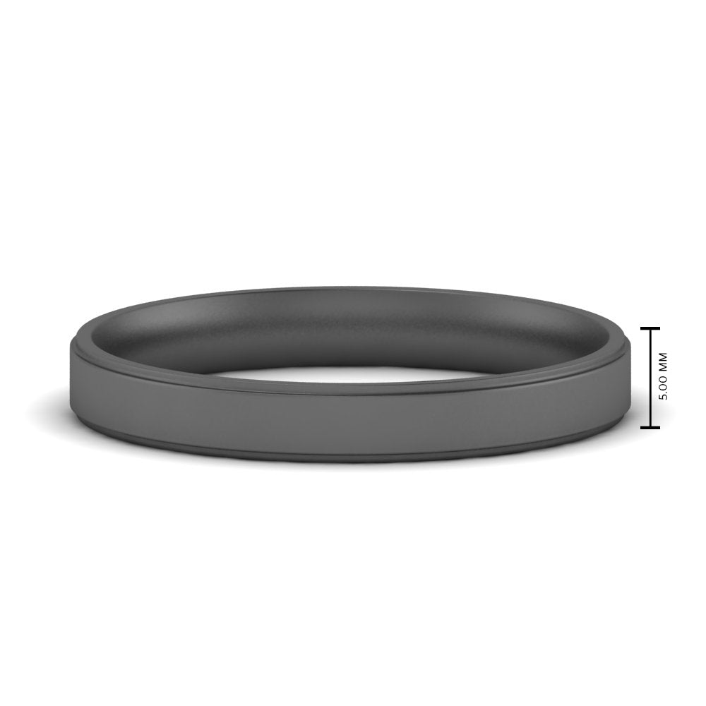 Steps Edge Comfort Fit Mens Band Fascinating Diamonds