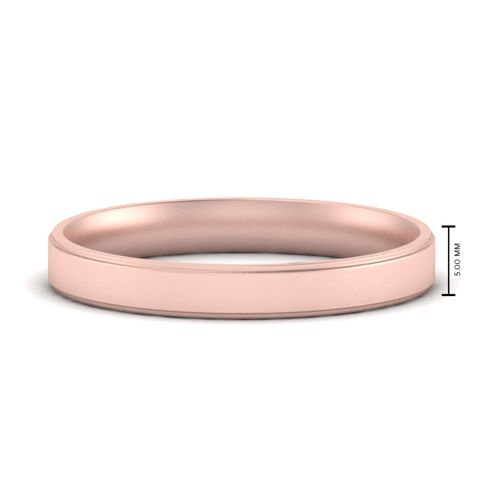 Steps Edge Comfort Fit Mens Band Fascinating Diamonds