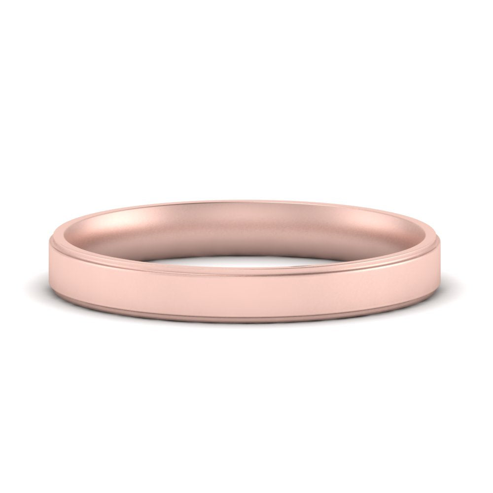 Steps Edge Comfort Fit Mens Band Fascinating Diamonds