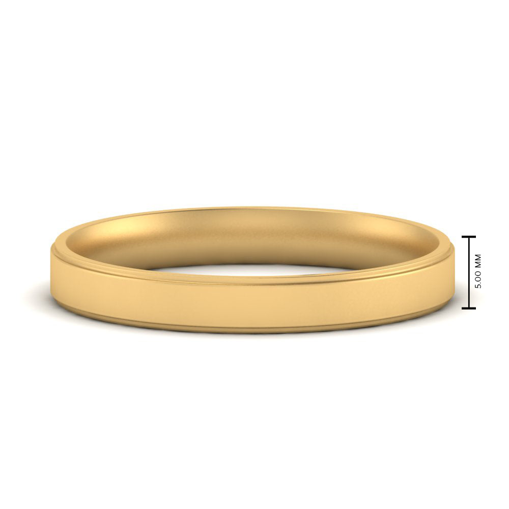 Steps Edge Comfort Fit Mens Band Fascinating Diamonds