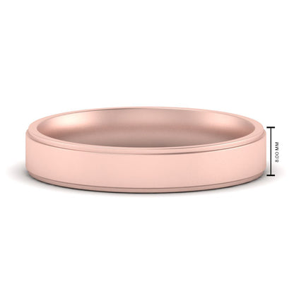 Steps Edge Comfort Fit Mens Band Fascinating Diamonds