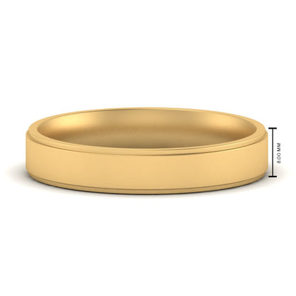 Steps Edge Comfort Fit Mens Band Fascinating Diamonds