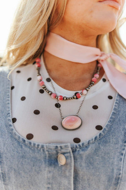 Sterling Silver Desert Rose Beaded Necklace Wild Junkie