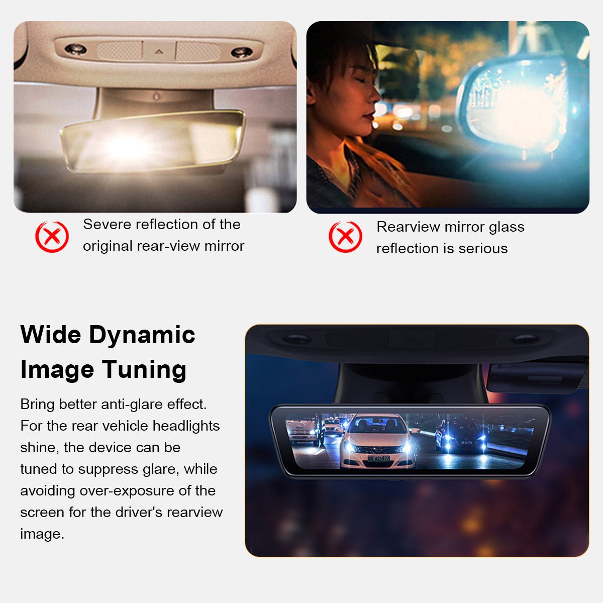 8.9″ Streaming Rear View Mirror Camera for Model 3/Y | TESERY Tesery Official Store