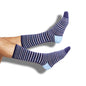 Stripe Hotty Toddy Casual Crew Socks DeadSoxy