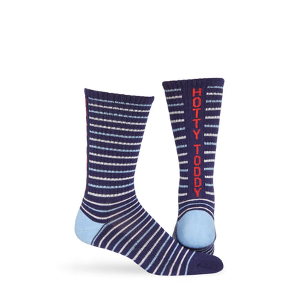 Stripe Hotty Toddy Casual Crew Socks DeadSoxy