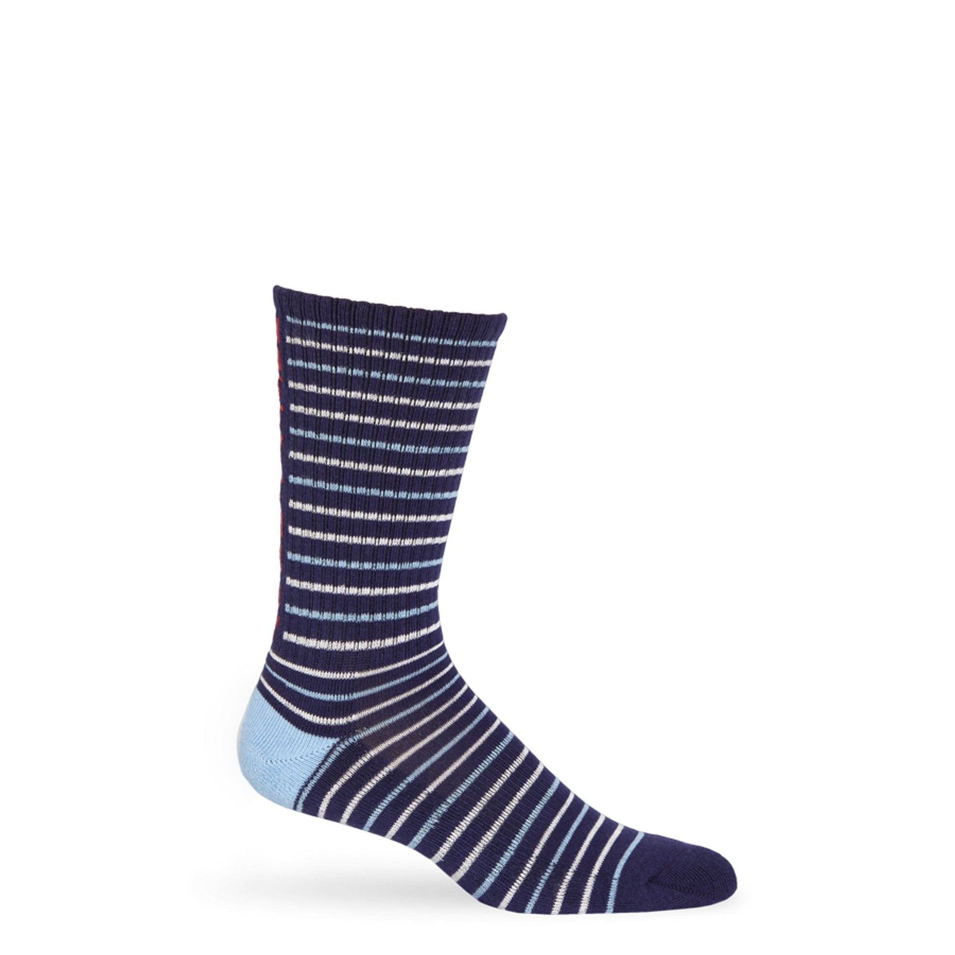 Stripe Hotty Toddy Casual Crew Socks DeadSoxy