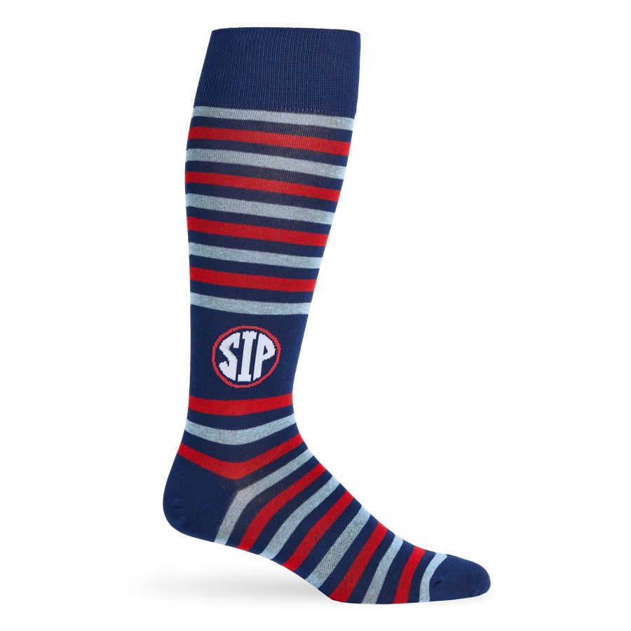 Stripe Sip Dress Socks DeadSoxy