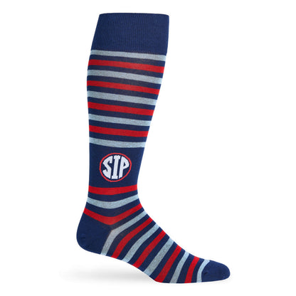 Stripe Sip Dress Socks DeadSoxy