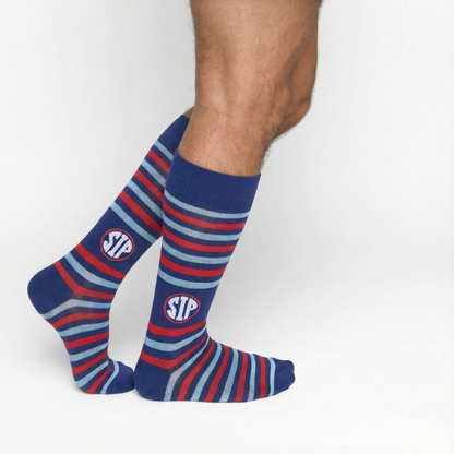 Stripe Sip Dress Socks DeadSoxy