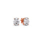 Stud Earring Basket Oval Shaped Fascinating Diamonds