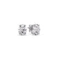 Stud Earring Basket Oval Shaped Fascinating Diamonds
