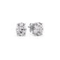 Stud Earring Basket Oval Shaped Fascinating Diamonds