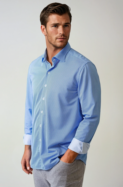 Studio Dot Dress Shirt 2-Pack -Royal Blue/Teal Buki