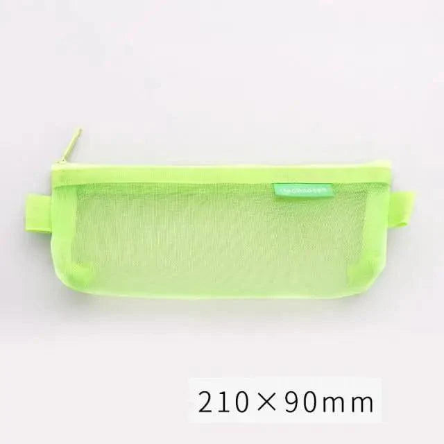 Stylish Transparent Office Pencil Case Simple Design Pen Bags Cute Storage Lightweight Pencil Bags For Student Stevvex