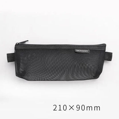 Stylish Transparent Office Pencil Case Simple Design Pen Bags Cute Storage Lightweight Pencil Bags For Student Stevvex