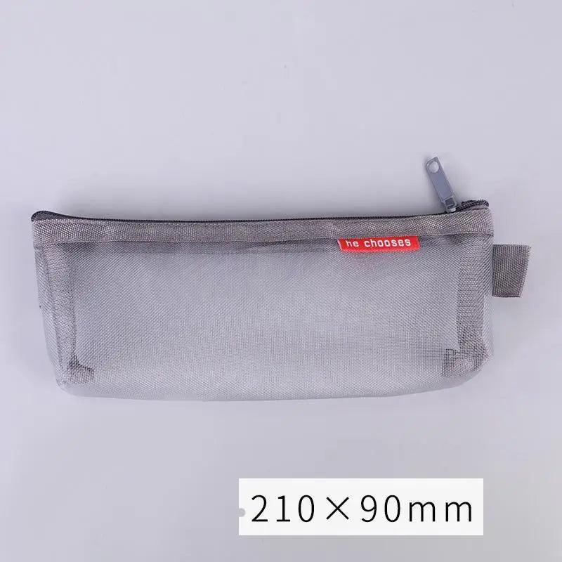 Stylish Transparent Office Pencil Case Simple Design Pen Bags Cute Storage Lightweight Pencil Bags For Student Stevvex