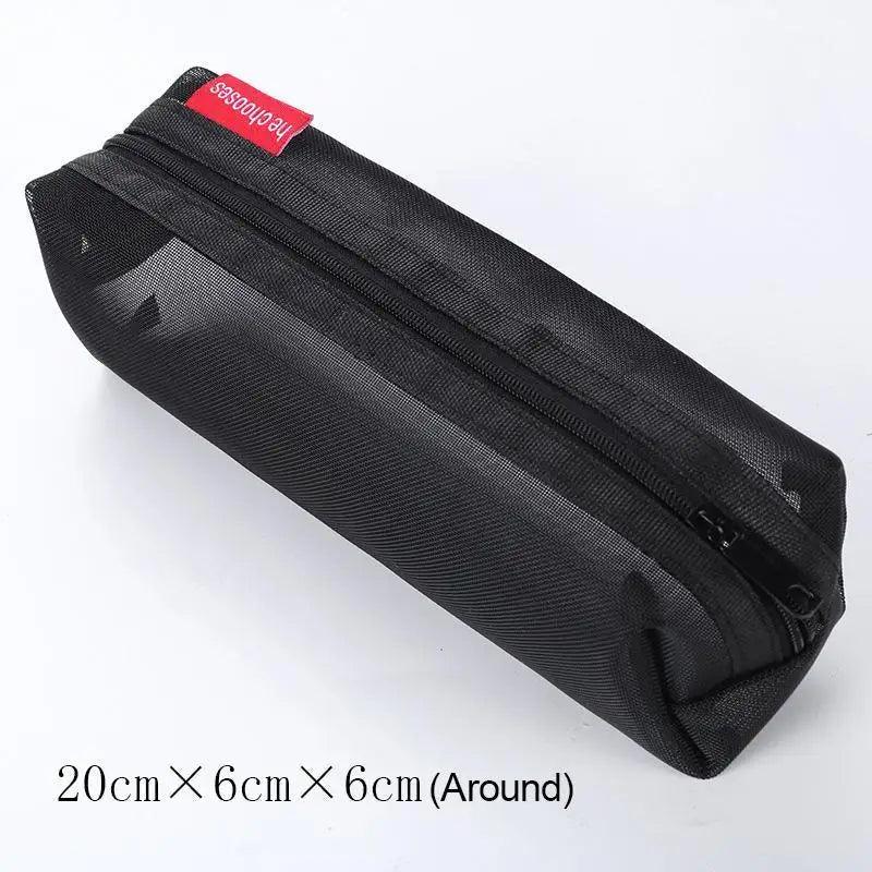 Stylish Transparent Office Pencil Case Simple Design Pen Bags Cute Storage Lightweight Pencil Bags For Student Stevvex