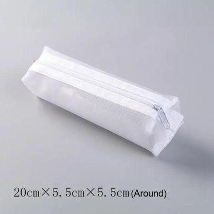 Stylish Transparent Office Pencil Case Simple Design Pen Bags Cute Storage Lightweight Pencil Bags For Student Stevvex