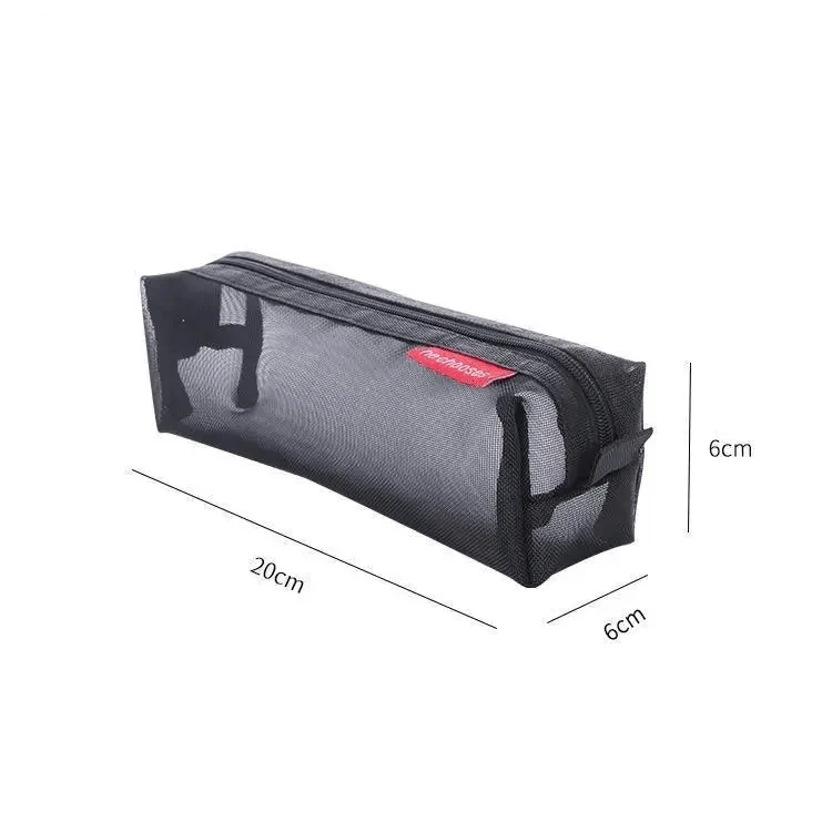 Stylish Transparent Office Pencil Case Simple Design Pen Bags Cute Storage Lightweight Pencil Bags For Student Stevvex