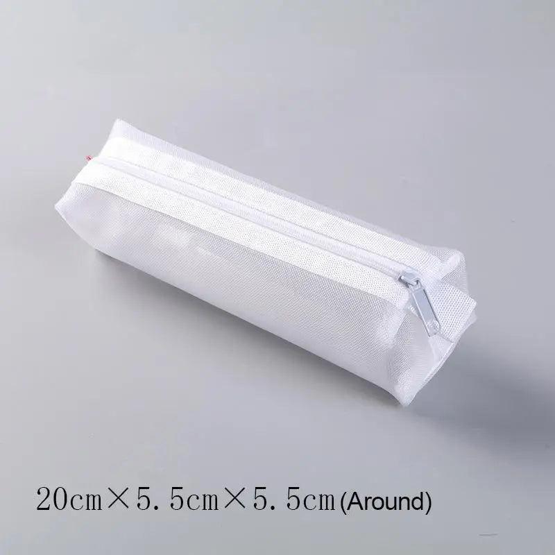 Stylish Transparent Office Pencil Case Simple Design Pen Bags Cute Storage Lightweight Pencil Bags For Student Stevvex