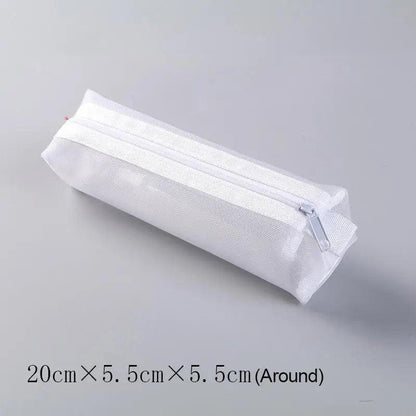 Stylish Transparent Office Pencil Case Simple Design Pen Bags Cute Storage Lightweight Pencil Bags For Student Stevvex