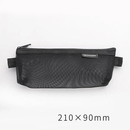 Stylish Transparent Office Pencil Case Simple Design Pen Bags Cute Storage Lightweight Pencil Bags For Student Stevvex