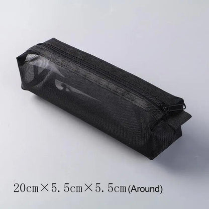 Stylish Transparent Office Pencil Case Simple Design Pen Bags Cute Storage Lightweight Pencil Bags For Student Stevvex