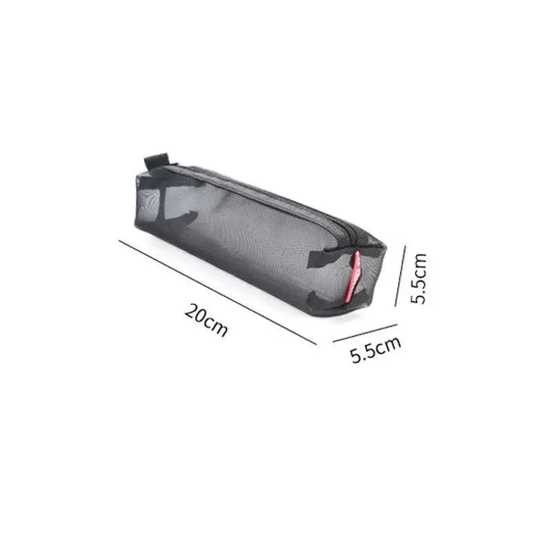 Stylish Transparent Office Pencil Case Simple Design Pen Bags Cute Storage Lightweight Pencil Bags For Student Stevvex