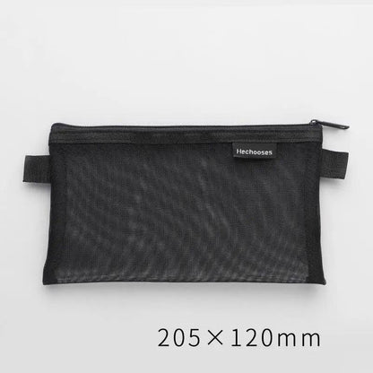 Stylish Transparent Office Pencil Case Simple Design Pen Bags Cute Storage Lightweight Pencil Bags For Student Stevvex