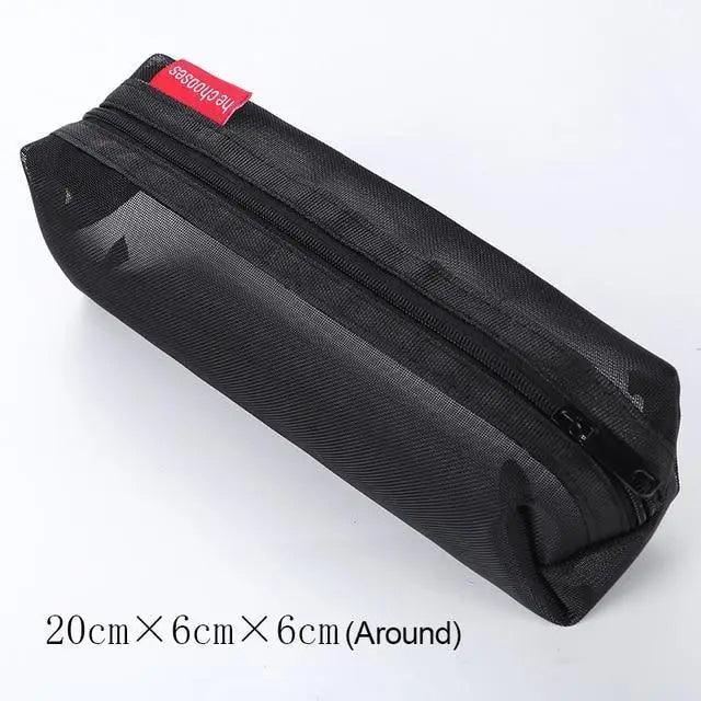 Stylish Transparent Office Pencil Case Simple Design Pen Bags Cute Storage Lightweight Pencil Bags For Student Stevvex
