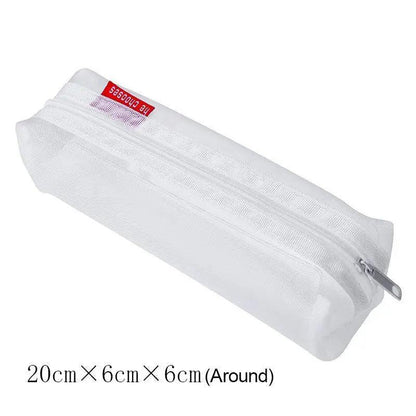 Stylish Transparent Office Pencil Case Simple Design Pen Bags Cute Storage Lightweight Pencil Bags For Student Stevvex