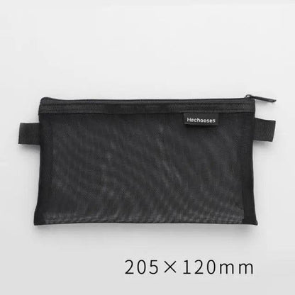 Stylish Transparent Office Pencil Case Simple Design Pen Bags Cute Storage Lightweight Pencil Bags For Student Stevvex