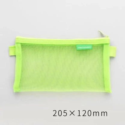 Stylish Transparent Office Pencil Case Simple Design Pen Bags Cute Storage Lightweight Pencil Bags For Student Stevvex