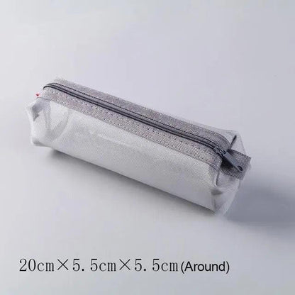 Stylish Transparent Office Pencil Case Simple Design Pen Bags Cute Storage Lightweight Pencil Bags For Student Stevvex
