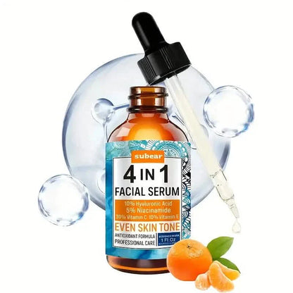 Subear 4-In-1 Facial Serum - Hydrates, Repairs, and Rejuvenates Skin with Hyaluronic Acid DailySale