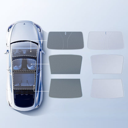 Summer Comfort Pack: Roof & Windshield Shades for Model Y Juniper Tesery Official Store