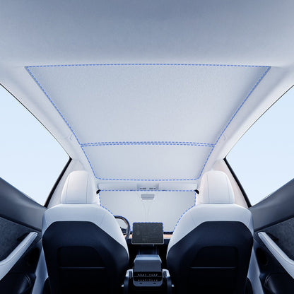 Summer Comfort Pack: Roof & Windshield Shades for Model Y Juniper Tesery Official Store