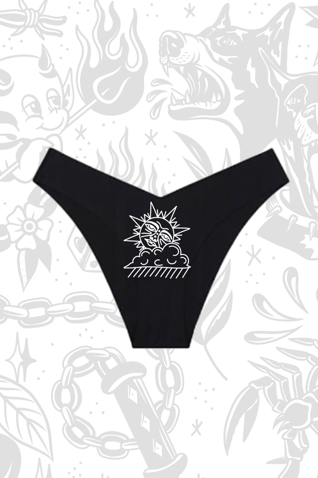 Weather V-Cut Cheeky Panties Thrash Happy