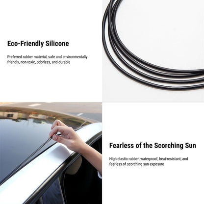 Sunroof Rubber Seal Wind Noise Reduction Kit for Model 3 | Easy Snap-In Tesery Official Store
