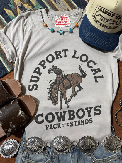 Support Local Cowboys Graphic Tee Wild Junkie