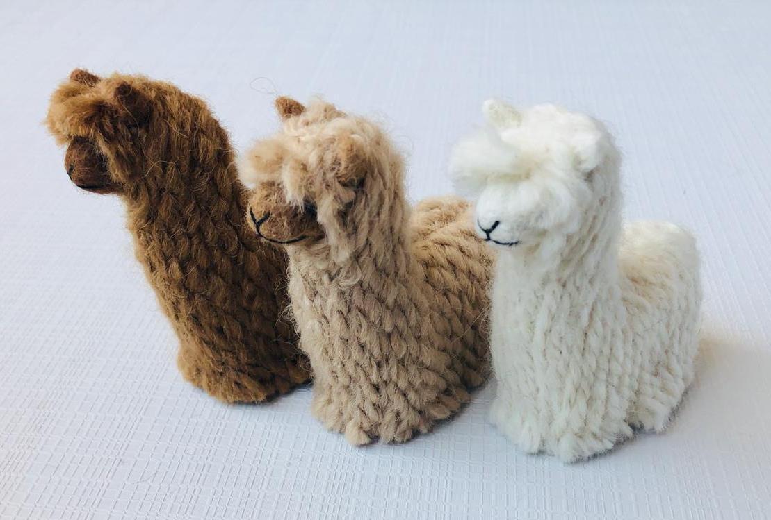 Suri Alpacadorable Hand Made Baby Alpaca Ornaments Purely Alpaca