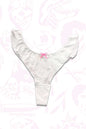 Sweet Cheeks Ruffle Thong Thrash Happy