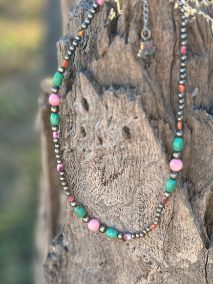 Sweet Serenity Beaded Necklace Wild Junkie