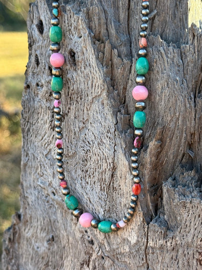 Sweet Serenity Beaded Necklace Wild Junkie