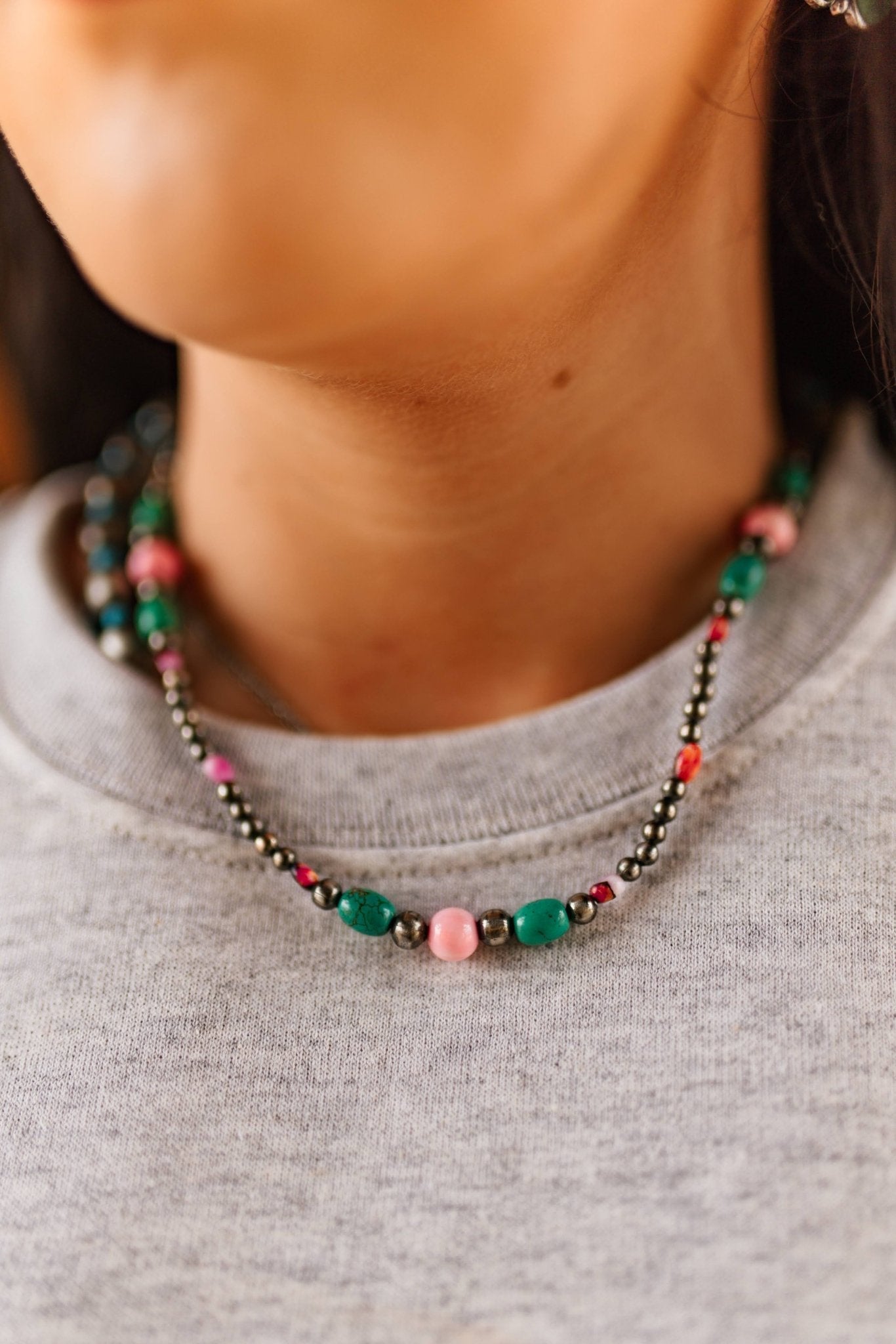 Sweet Serenity Beaded Necklace Wild Junkie