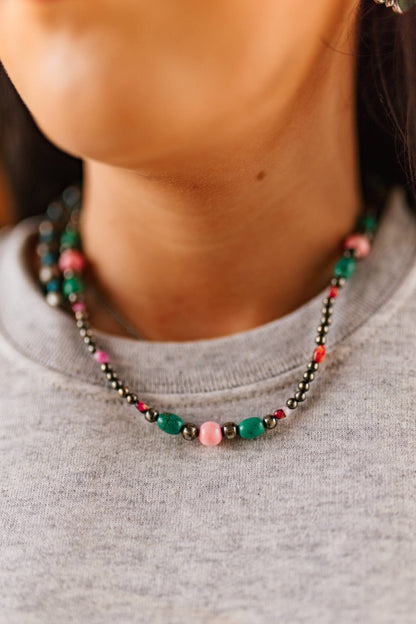 Sweet Serenity Beaded Necklace Wild Junkie