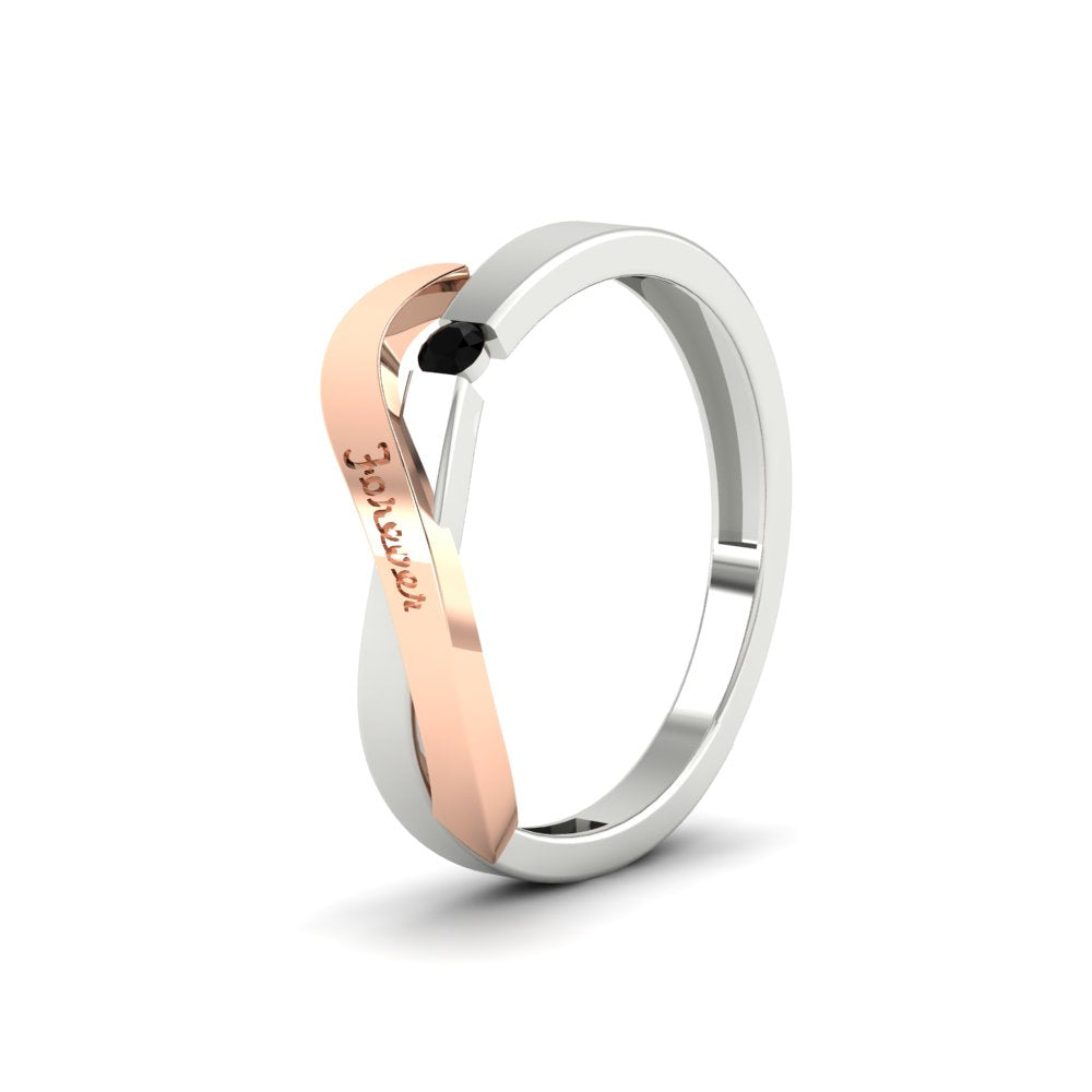 Swirl Love Mens Wedding Ring Fascinating Diamonds
